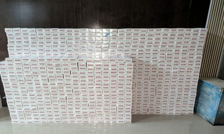 smuggled cigarettes - Customs Seize Smuggled Cigarettes in Multan