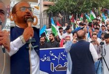 gujrat protest - Gujrat Protest Demands Firm Pakistan Stance