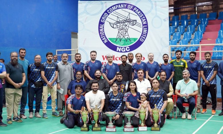 national - National Grid Company Wins 50th WAPDA Inter-Unit Badminton