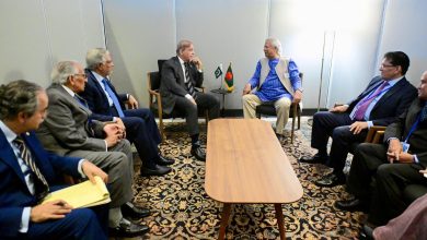 shehbaz sharif - Shehbaz Sharif Meets Yunus at UNGA Sidelines