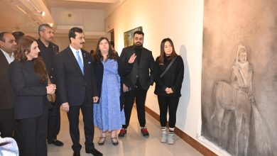 un art exhibition - Senate Chairman Champions UN Art Exhibition