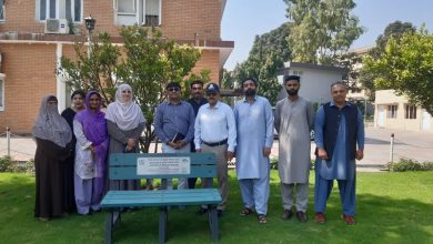 recycled benches - Pak-EPA Turns Confiscated Plastic into Recycled Benches
