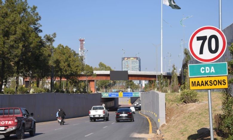 erdogan underpass - Erdogan Underpass Eases F-8 Traffic Flow