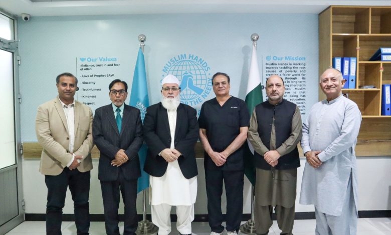 muslim hands visit - Doctor Abrar Visits Muslim Hands Islamabad