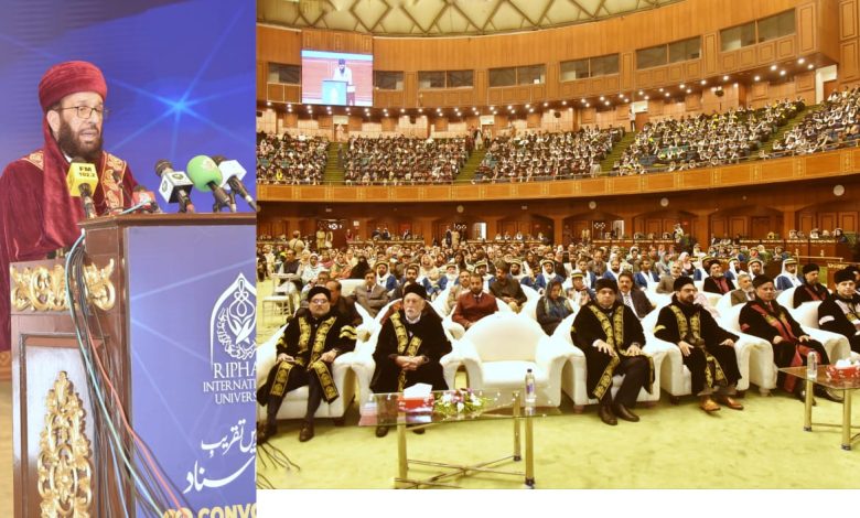 rafah convocation - Sardar Yousuf Urges Global Learning at Rafah Convocation