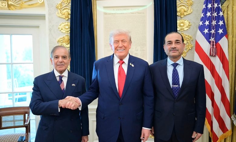 white house meeting - Shahbaz Meets Trump in White House Meeting