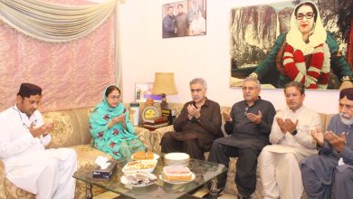 faryal talpur - Faryal Talpur Offers Condolences in Nawabshah